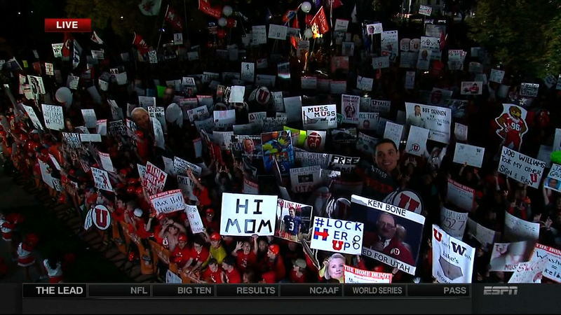 Illustration for article titled Free Mustache Rides: Your Salt Lake City College GameDay Sign Roundup